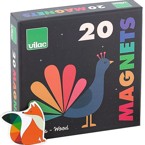 Vilac Magneter - 20 stk - Dyr