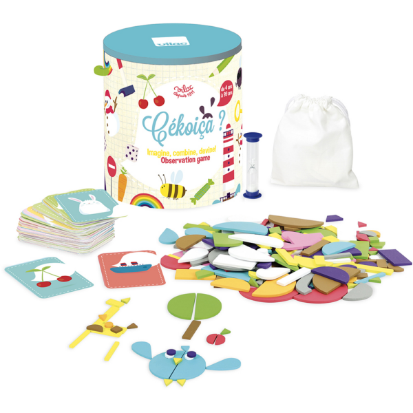 Vilac | Observationsspil - Hvad er det? | 200 dele