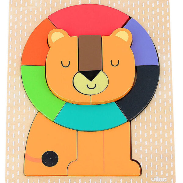 Vilac Puslespil - Træ - 11 Brikker - Løve