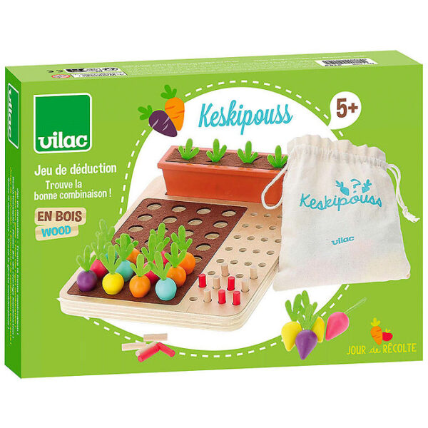 Vilac Spil - Træ - Grøntsagskassen