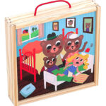 Vilac Træpuslespil - 4x9 Brikker - Guldlok