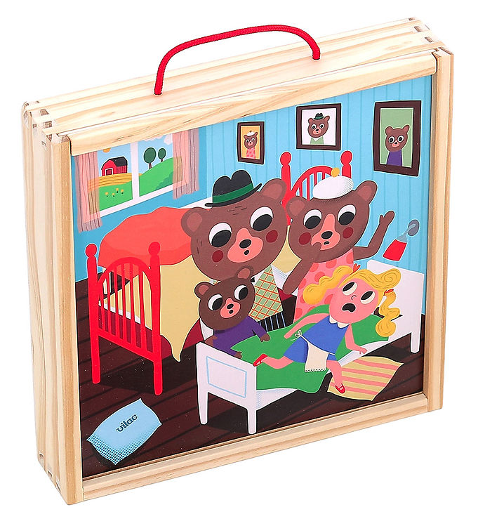 Vilac Træpuslespil - 4x9 Brikker - Guldlok