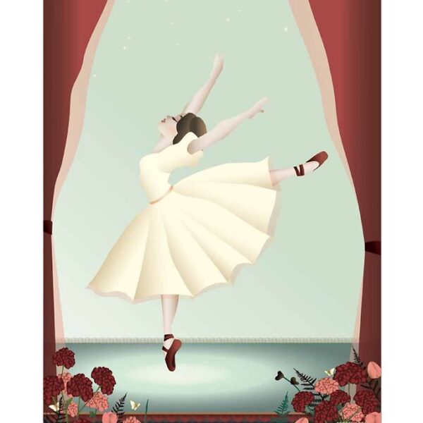 Vissevasse Plakat - 30x40 - Ballerina