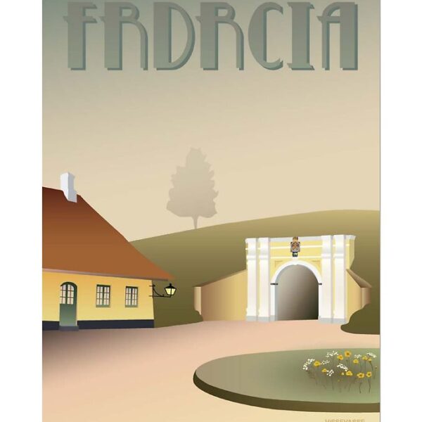 Vissevasse Plakat - 30x40 - Fredericia - Byporten