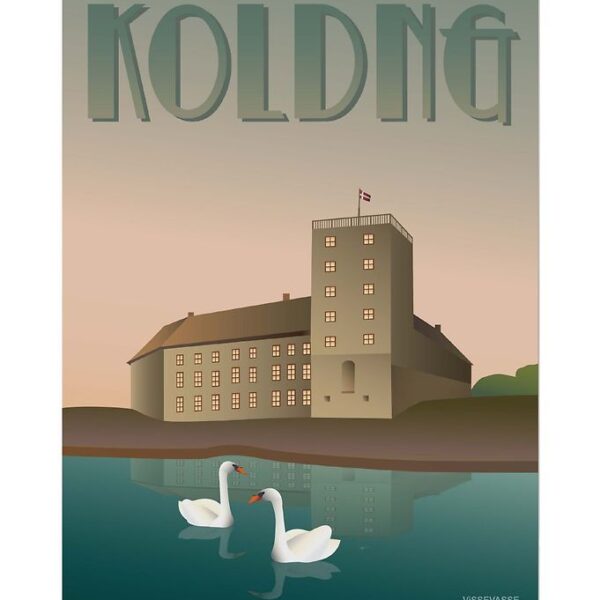 Vissevasse Plakat - 30x40 - Kolding - Koldinghus