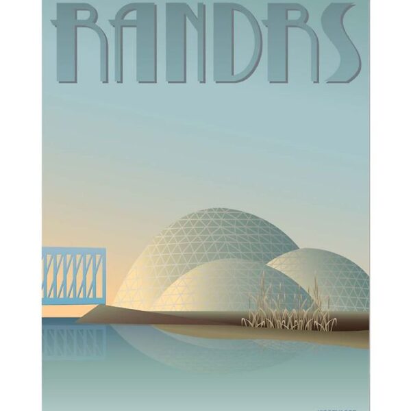 Vissevasse Plakat - 30x40 - Randers - Regnskoven