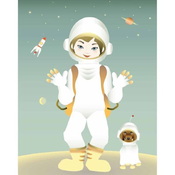 Vissevasse Plakat - 30x40 - The Astronaut