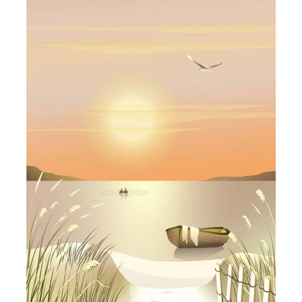 Vissevasse Plakat - 30x40 cm - Dunes