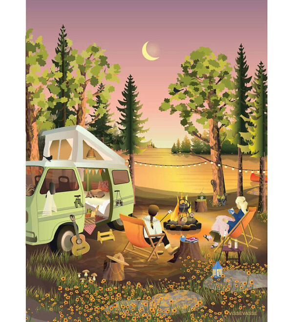 Vissevasse Plakat - 30x40 cm - Van Life