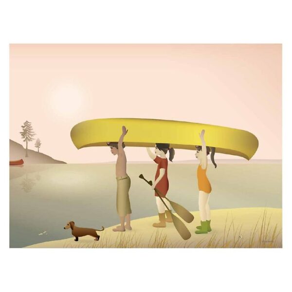 Vissevasse Plakat - 50x70 - Canoe