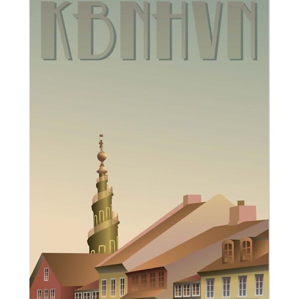 Vissevasse Plakat - 50x70 - København - Christianshavn
