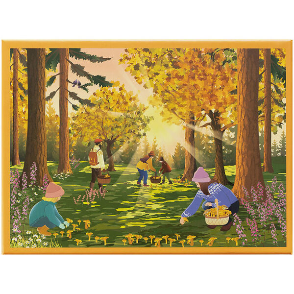 Vissevasse Puslespil - 1000 Brikker - 63x45 cm - Forest Treasure