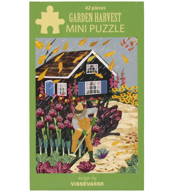 Vissevasse Puslespil - Mini - 10x13 cm - 42 Brikker - Garden Har