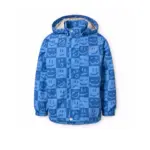 Waiton Regnjakke - Vibe Checks BLU - 92/98