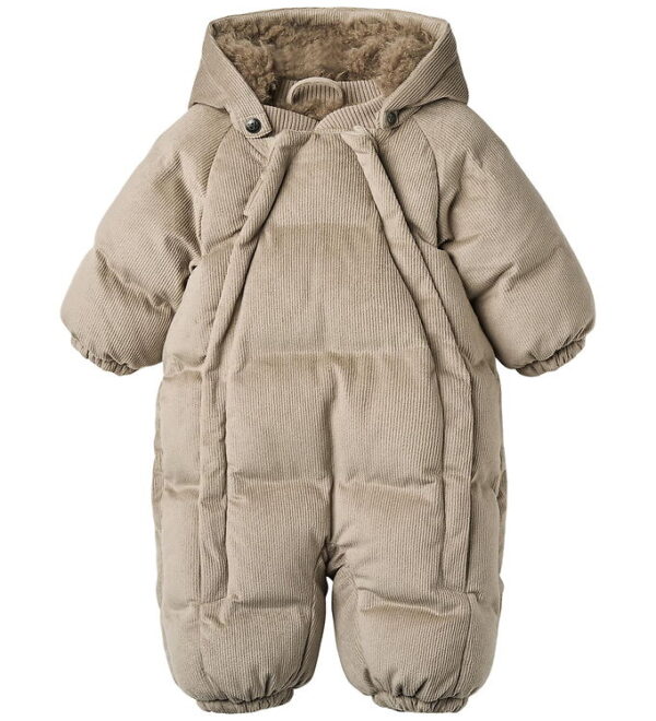 Wheat Flyverdragt - Fløjl - Nallo - Grey Stone Wheat Flyverdragt - Fløjl - Nallo - Grey Stone