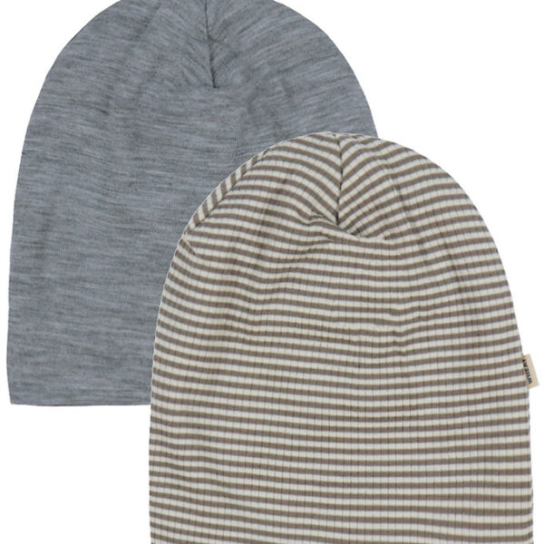 Wheat Huer - Uld - 2-pak - Emo - Wood Stripe