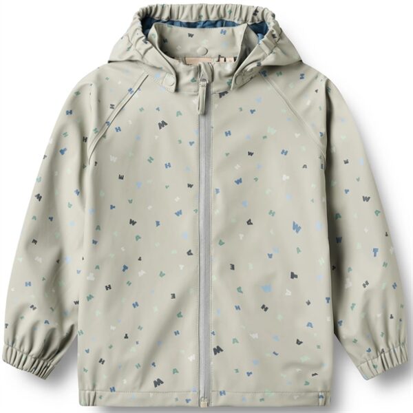 Wheat Regnjakke - Chardy - Light Flint Letters