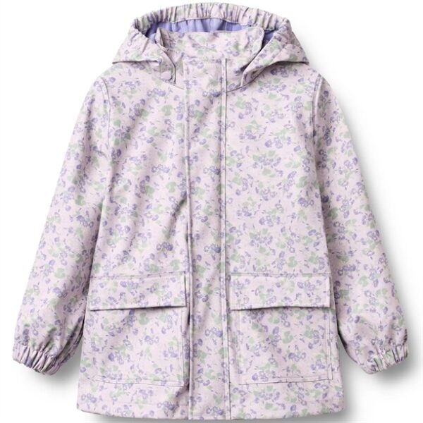 Wheat Regnjakke - Ollo - Lilac Petunias