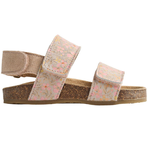 Wheat Sandaler - Alphie - Coral Flowers