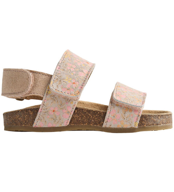 Wheat Sandaler - Alphie - Coral Flowers