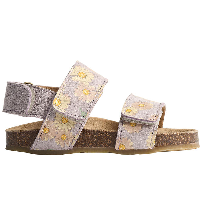 Wheat Sandaler - Alphie - Lavender Daisies Wheat Sandaler - Alphie - Lavender Daisies