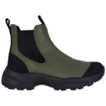 Woden Gummistøvler - Kort - Siri - Dark Olive/Black