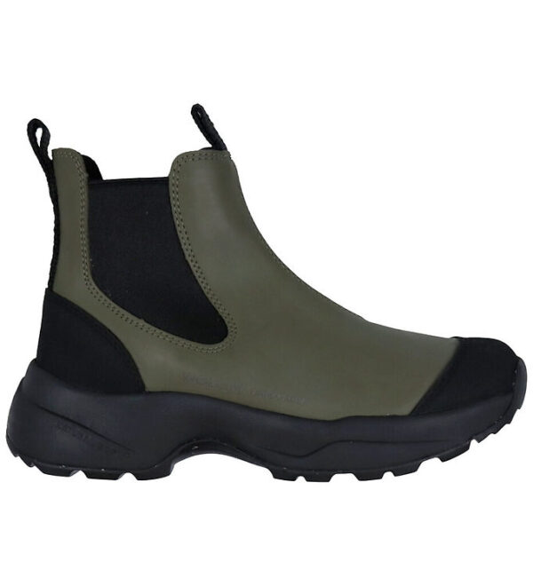 Woden Gummistøvler - Kort - Siri - Dark Olive/Black
