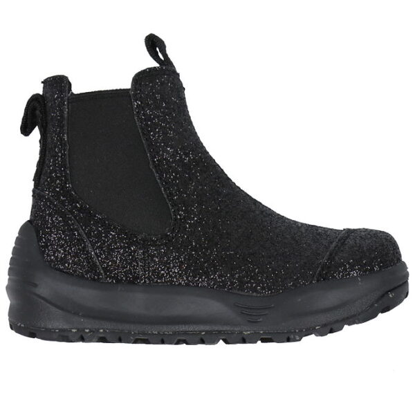 Woden Støvler - Silja - Sort m. Glitter