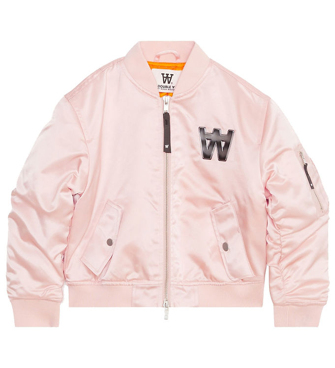 Wood Wood Bomberjakke - Pale Pink