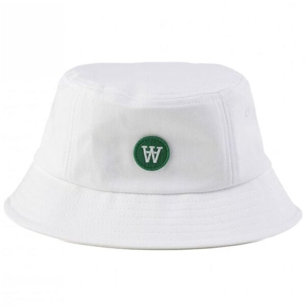 Wood Wood Kids Bøllehat - Hvid m. Logo