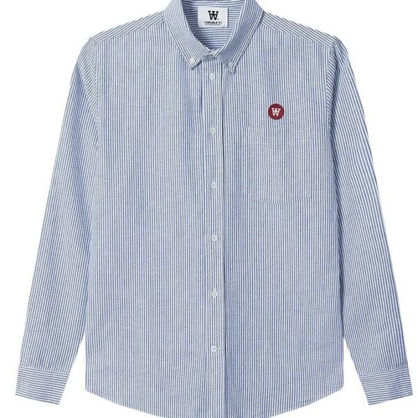 Wood Wood Skjorte - Tod Shirt - Blue Stripes Wood Wood Skjorte - Tod Shirt - Blue Stripes