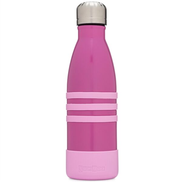 Yumbox Drikkedunk - Stål - Aqua - Pacific Pink