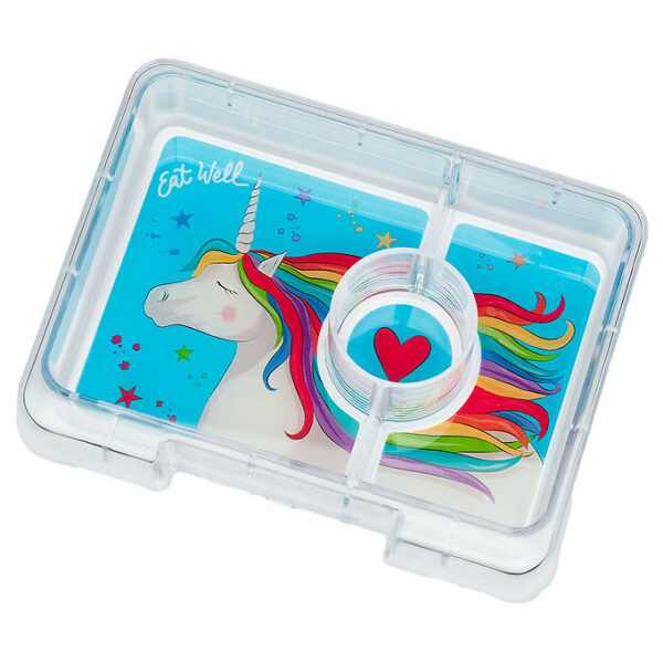Yumbox Indsatsbakke m. 3 Rum - Snack - Magical Unicorn
