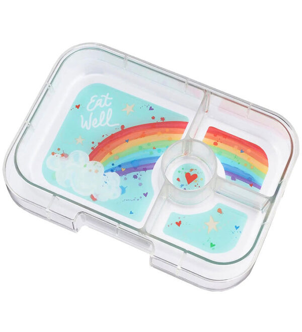 Yumbox Indsatsbakke m. 4 Rum - Tapas - Rainbow Yumbox Indsatsbakke m. 4 Rum - Tapas - Rainbow