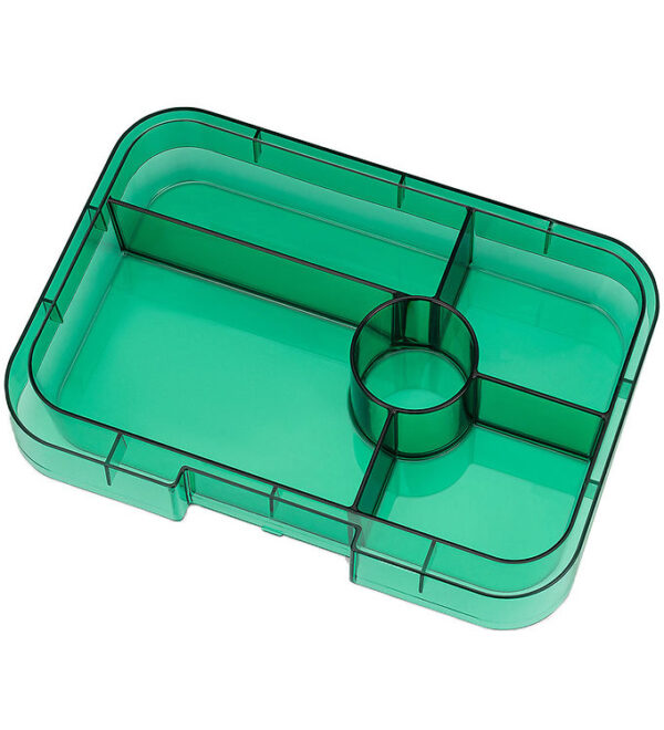 Yumbox Indsatsbakke m. 5 Rum - Tapas - Clear Green Yumbox Indsatsbakke m. 5 Rum - Tapas - Clear Green