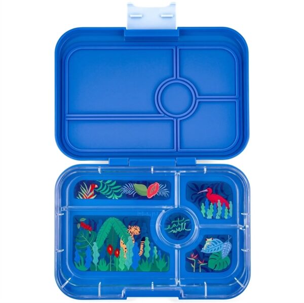 Yumbox Madkasse - 5 rum - Blå Jungle