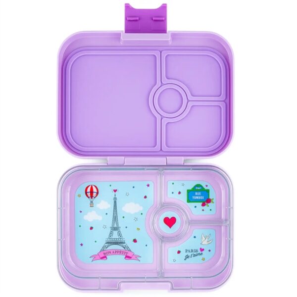 Yumbox Madkasse Bento Panino - 4 rum - Lulu Purple
