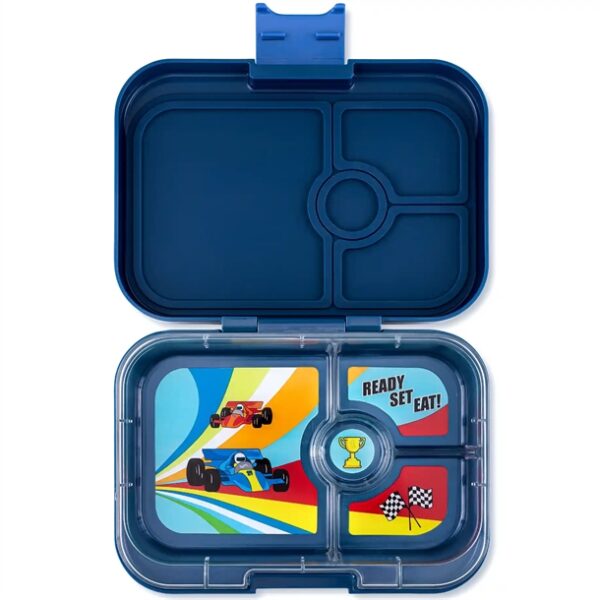 Yumbox Madkasse Bento Panino - 4 rum - Monte Carlo Blå