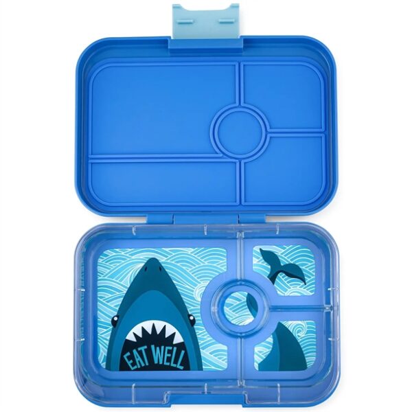 Yumbox Madkasse Bento Panino - 4 rum - True Blue Shark