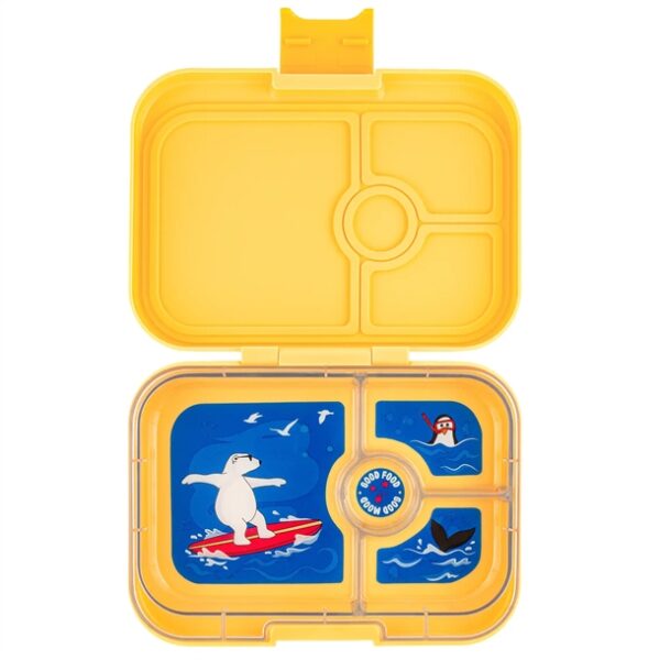 Yumbox Madkasse Bento Panino - 4 rum - Yoyo Yellow