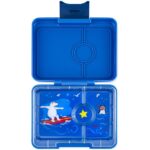 Yumbox Madkasse Snack - 3 rum - Isbjørn Surf Blå
