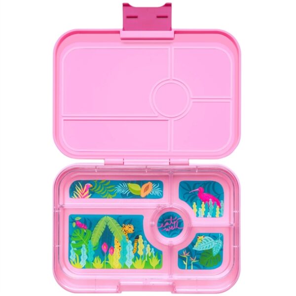 Yumbox Madkasse Tapas - 5 rum - Capri Pink Jungle Pastel