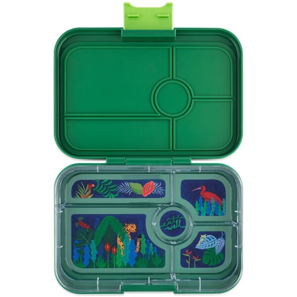 Yumbox Madkasse Tapas - 5 rum - Palm Green Jungle