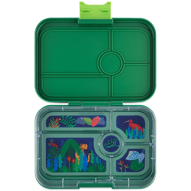 Yumbox Madkasse Tapas - 5 rum - Palm Green Jungle