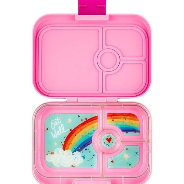 Yumbox Madkasse m. 4 Rum - Bento Panino - Power Pink