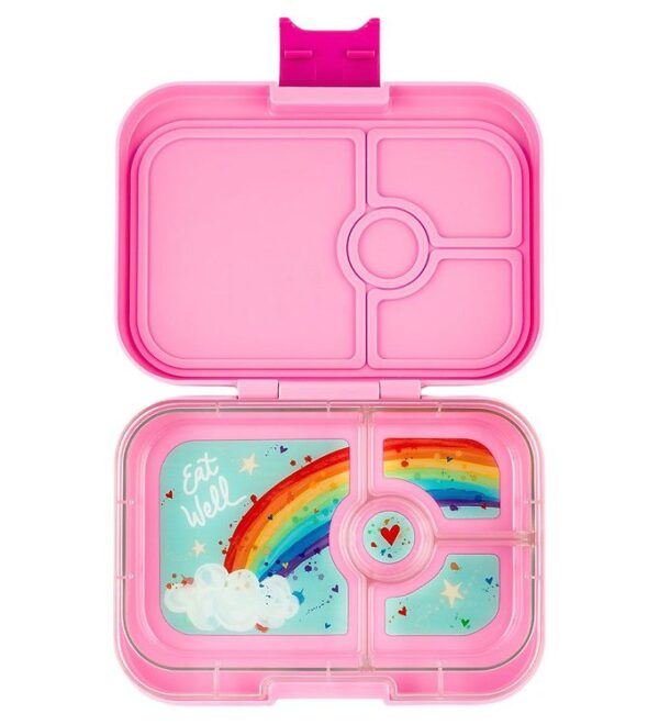 Yumbox Madkasse m. 4 Rum - Bento Panino - Power Pink Yumbox Madkasse m. 4 Rum - Bento Panino - Power Pink