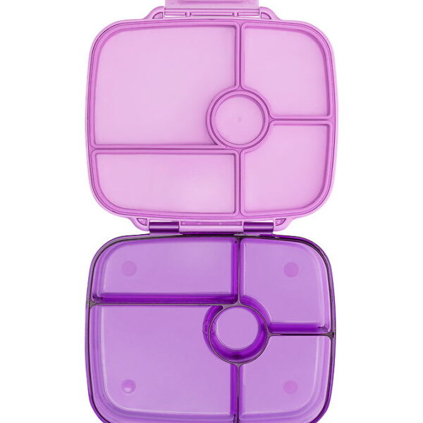 Yumbox Madkasse m. 5 Rum - Bento GO - Kyoto Purple