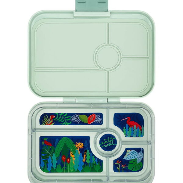 Yumbox Madkasse m. 5 Rum - Bento Tapas - Sage Green