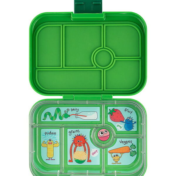 Yumbox Madkasse m. 6 Rum - Bento Original - Jurassic Green