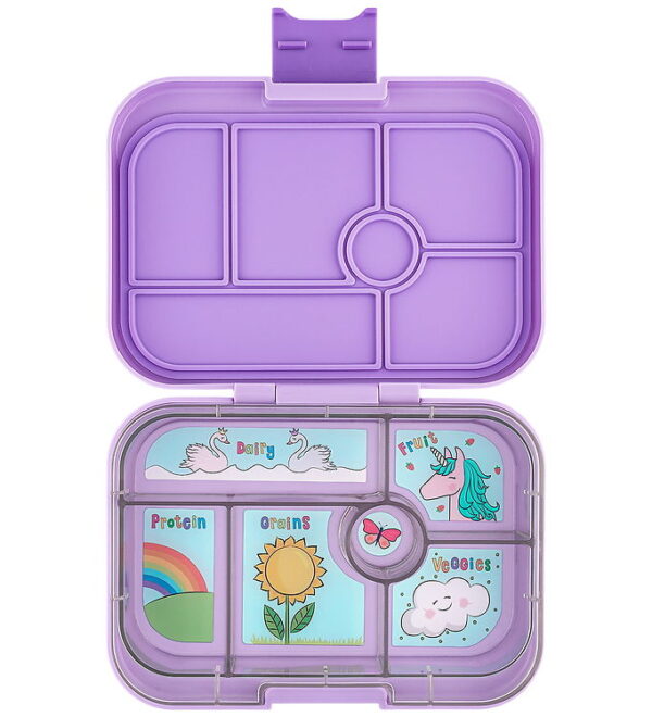 Yumbox Madkasse m. 6 Rum - Bento Original - Lavande purple Yumbox Madkasse m. 6 Rum - Bento Original - Lavande purple